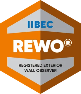 IIBEC REWO badge: Registered Exterior Wall Observer
