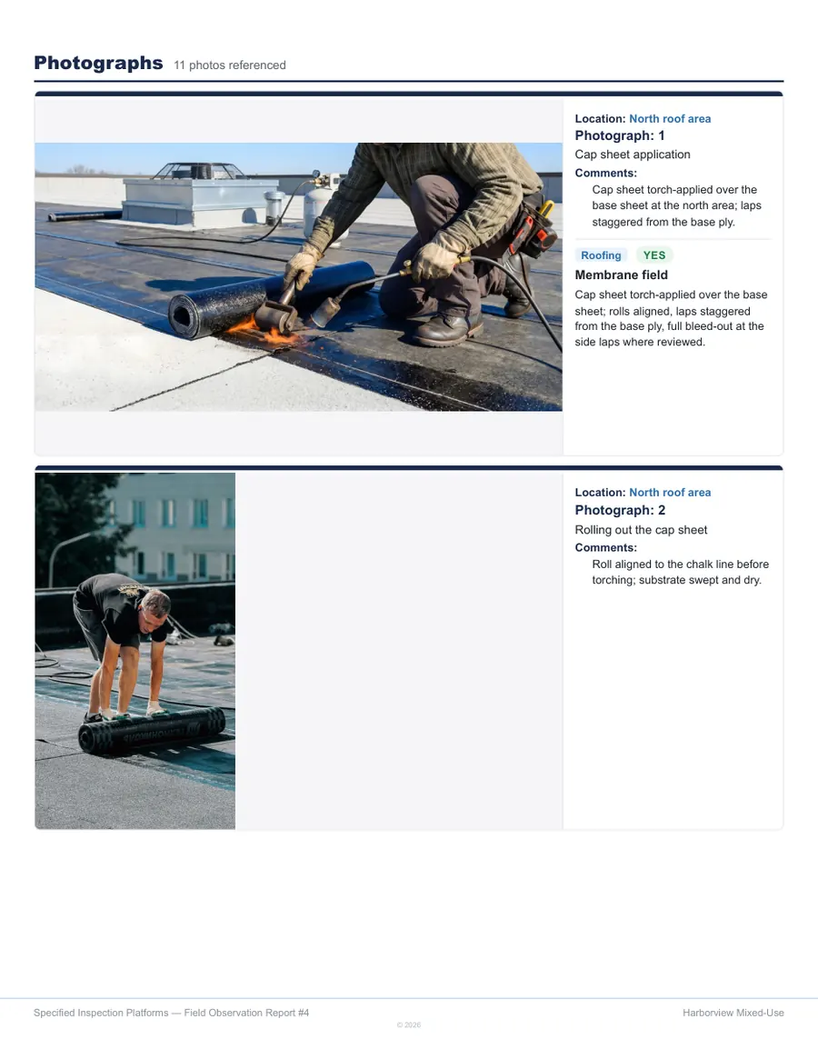 Page 7 of the Harborview Mixed-Use field observation report